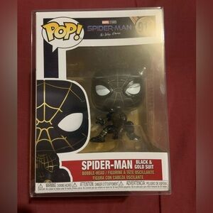 Funko Pop Spider-Man Black and Gold Collectible